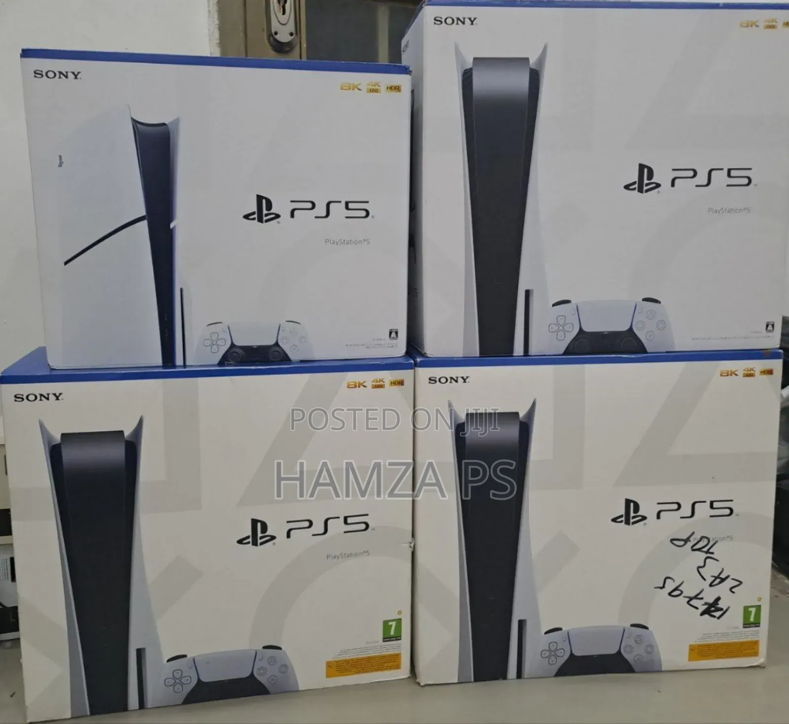 ብዛት አዳዲስ Playstation 5 Slim እና Fat