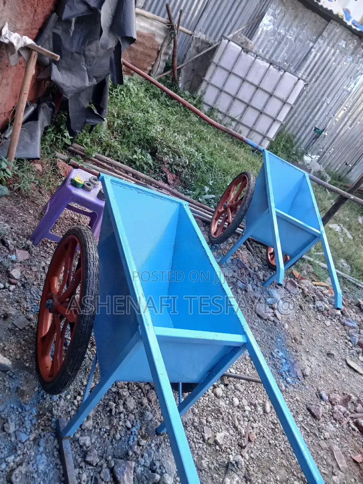 ያርማታ ላሸዋ እና ለሌሎችም የሚሆን ጋሪ