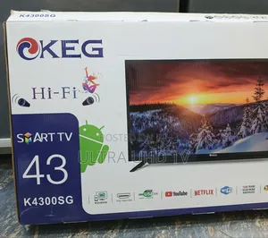 Keg 43 Inch Smart Double Hi Fi Speaker Tv