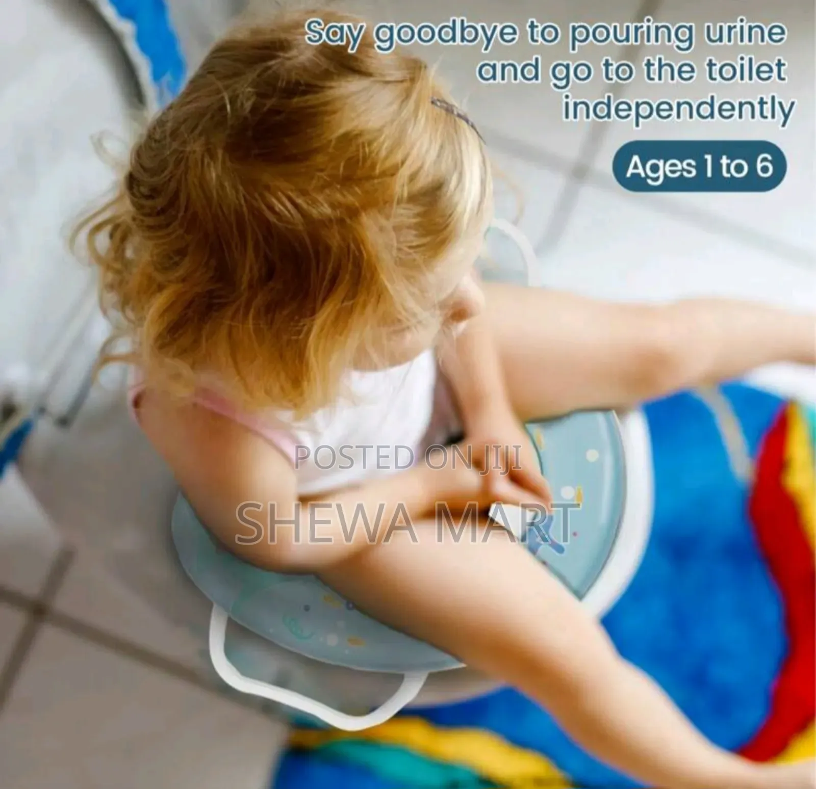 Baby Potty Training Seat for Boys and Girls With Handles, Fits Round