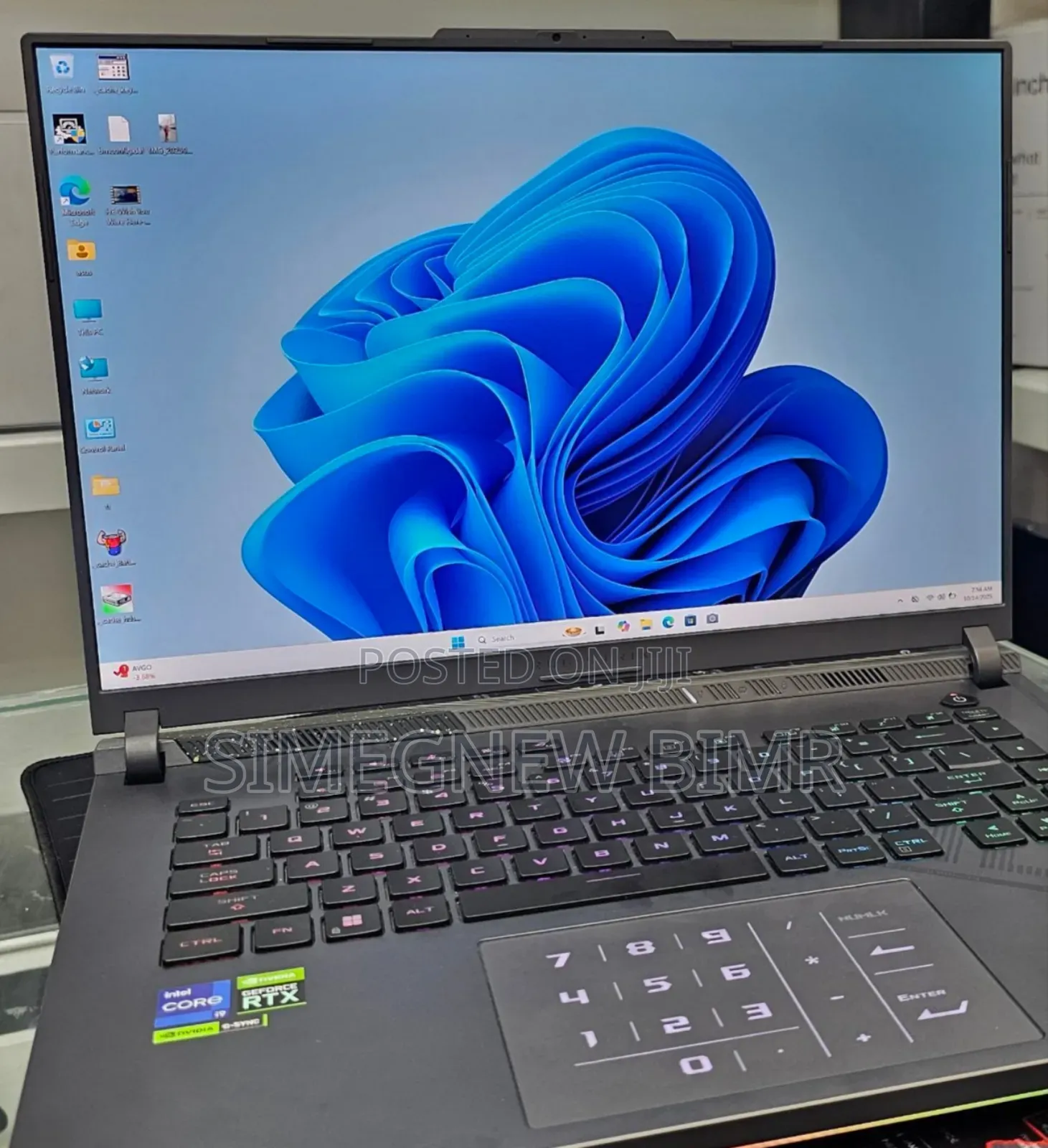 New Laptop Asus ROG Strix G15 16GB Intel Core i9 SSD 1T