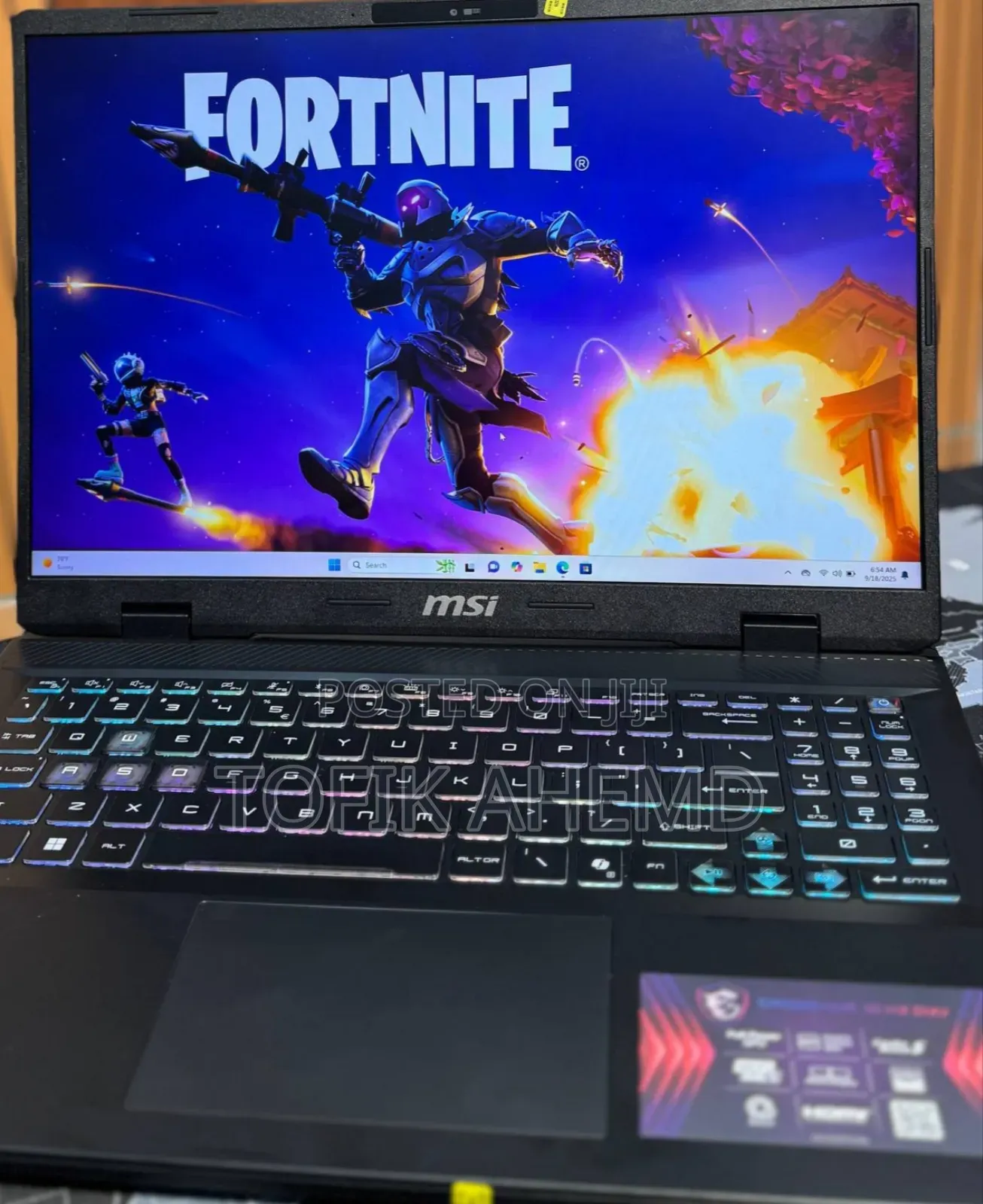 New Laptop MSI CR42 2M 16GB Intel Core I7 SSD 1T