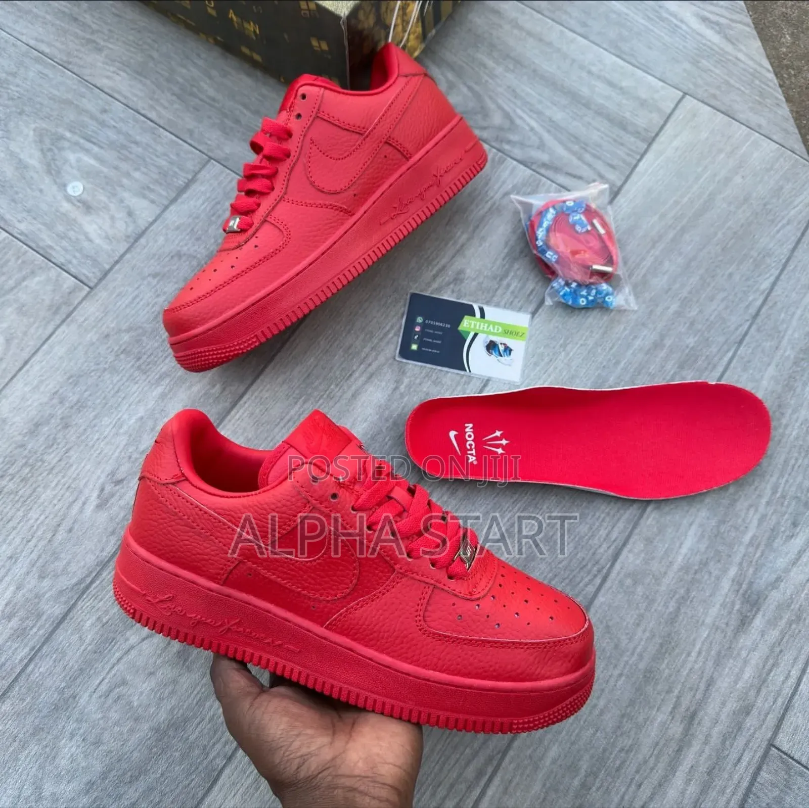 Nike Nocta "Love You Forever Red High Master Quality Shoes