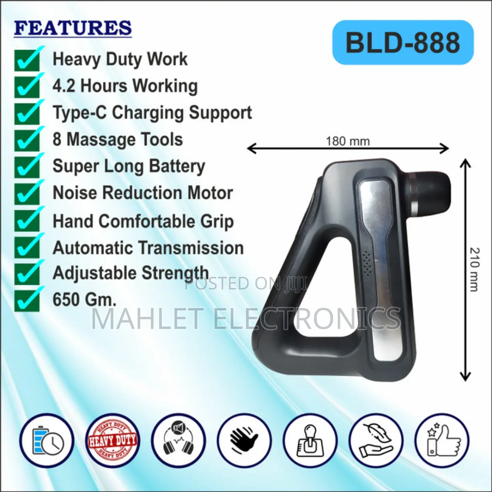 Fascial Gun. ብሉዲያ ፋሺያል የእርስዎ ፕሮፌሽናል የጡንቻ መገንቢያ Massager