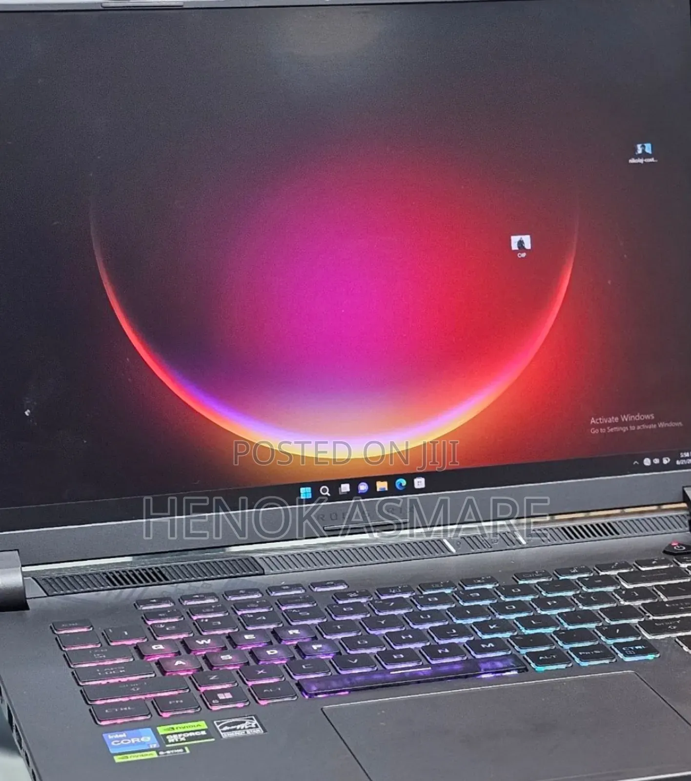 New Laptop Asus ROG Strix G16 G614 16GB Intel Core I7 SSD 1T