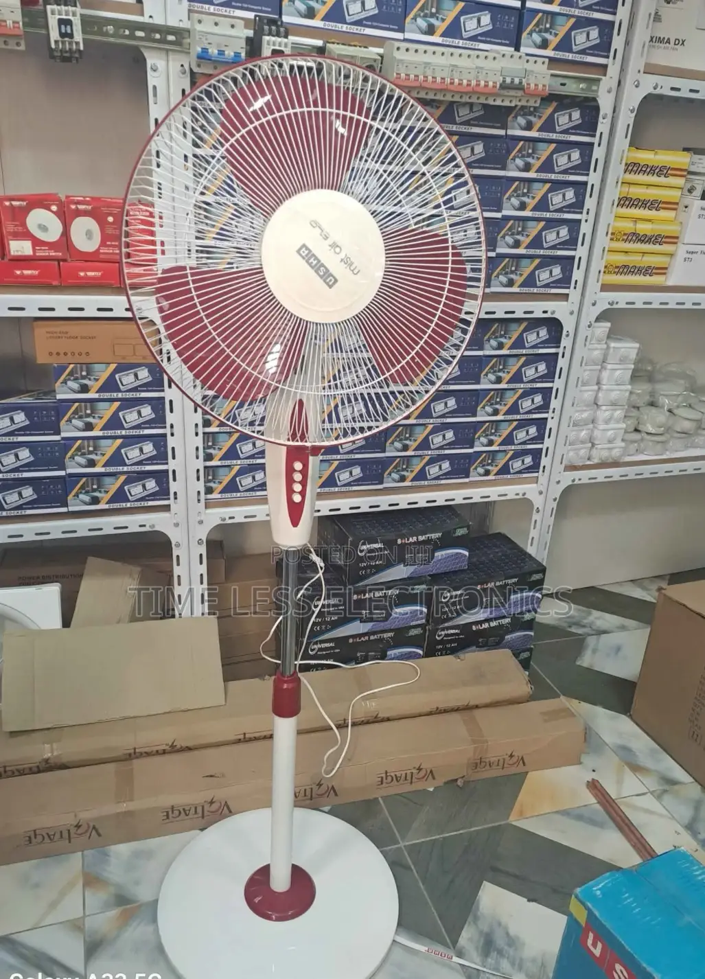  Electric Stand Fan – Powerful Cooling for Every Space!