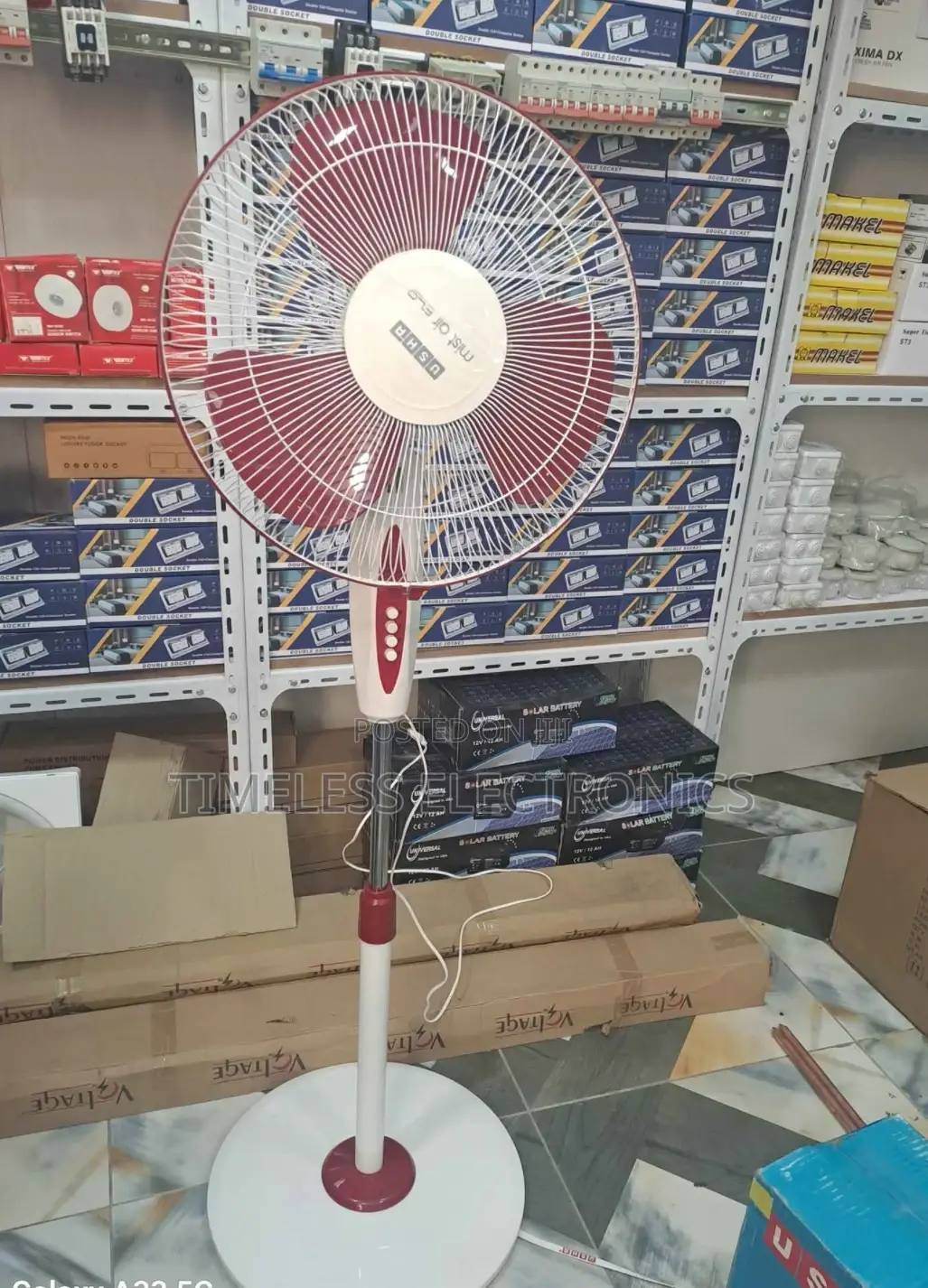  Electric Stand Fan – Powerful Cooling for Every Space!
