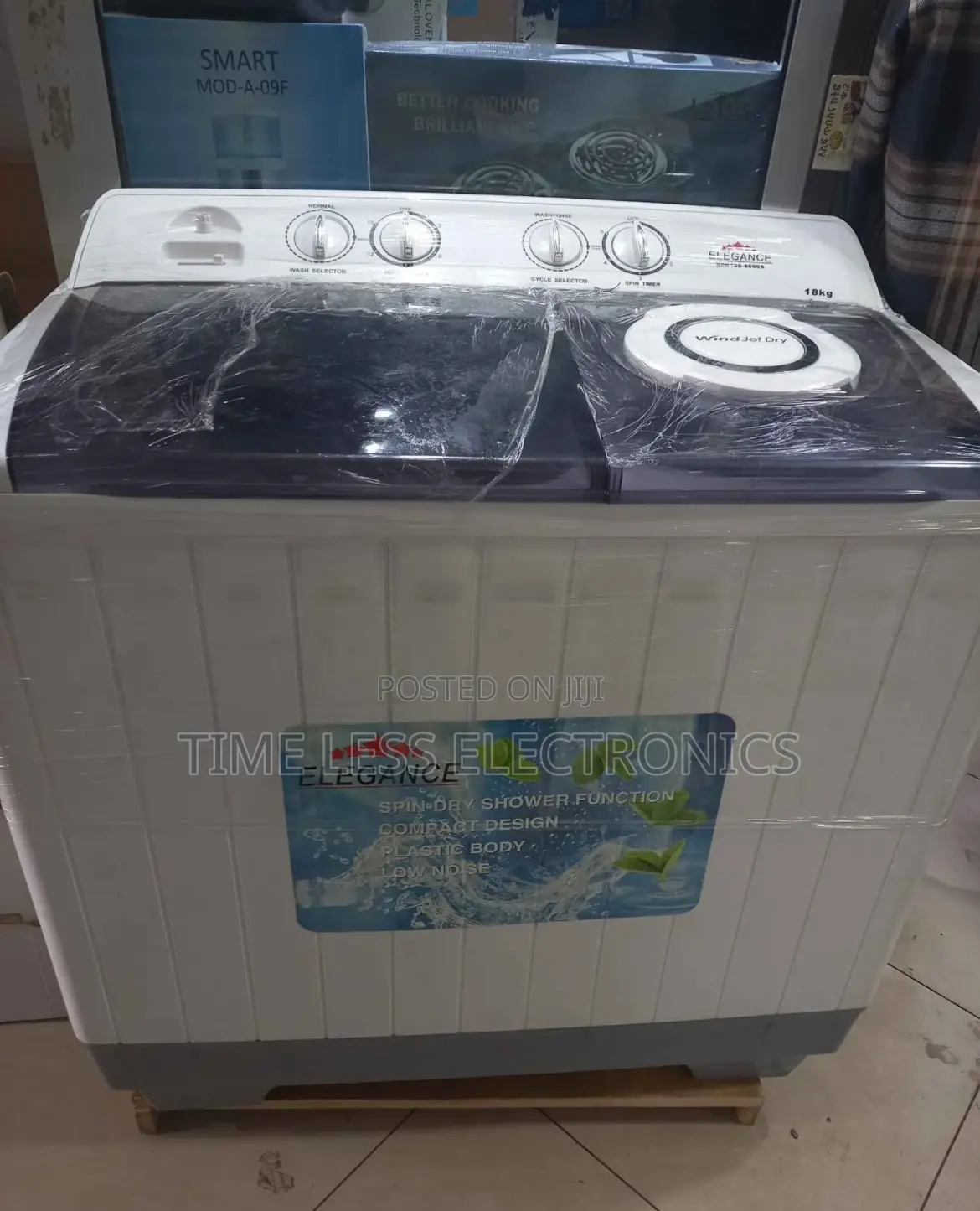 Elegance 18kg Washing Machine – Powerful Efficient Cleaning!