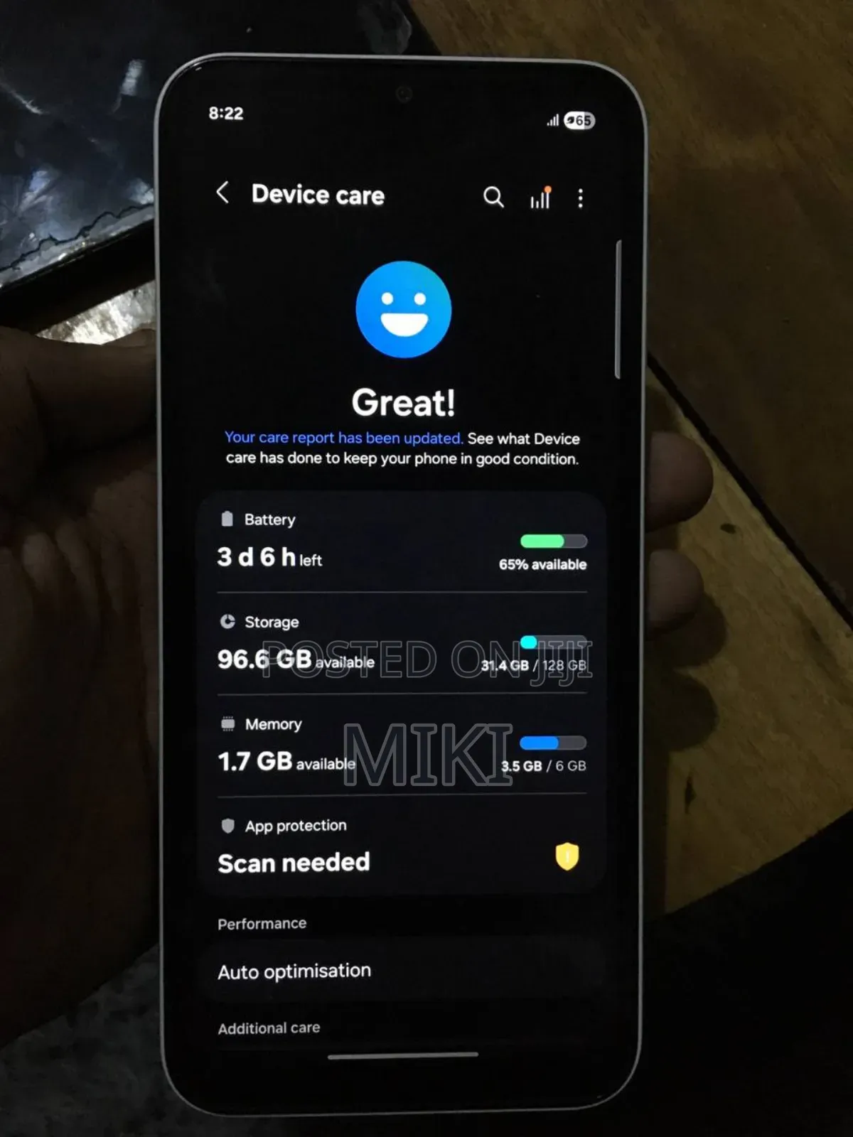 New Samsung Galaxy Jump3 128 GB White