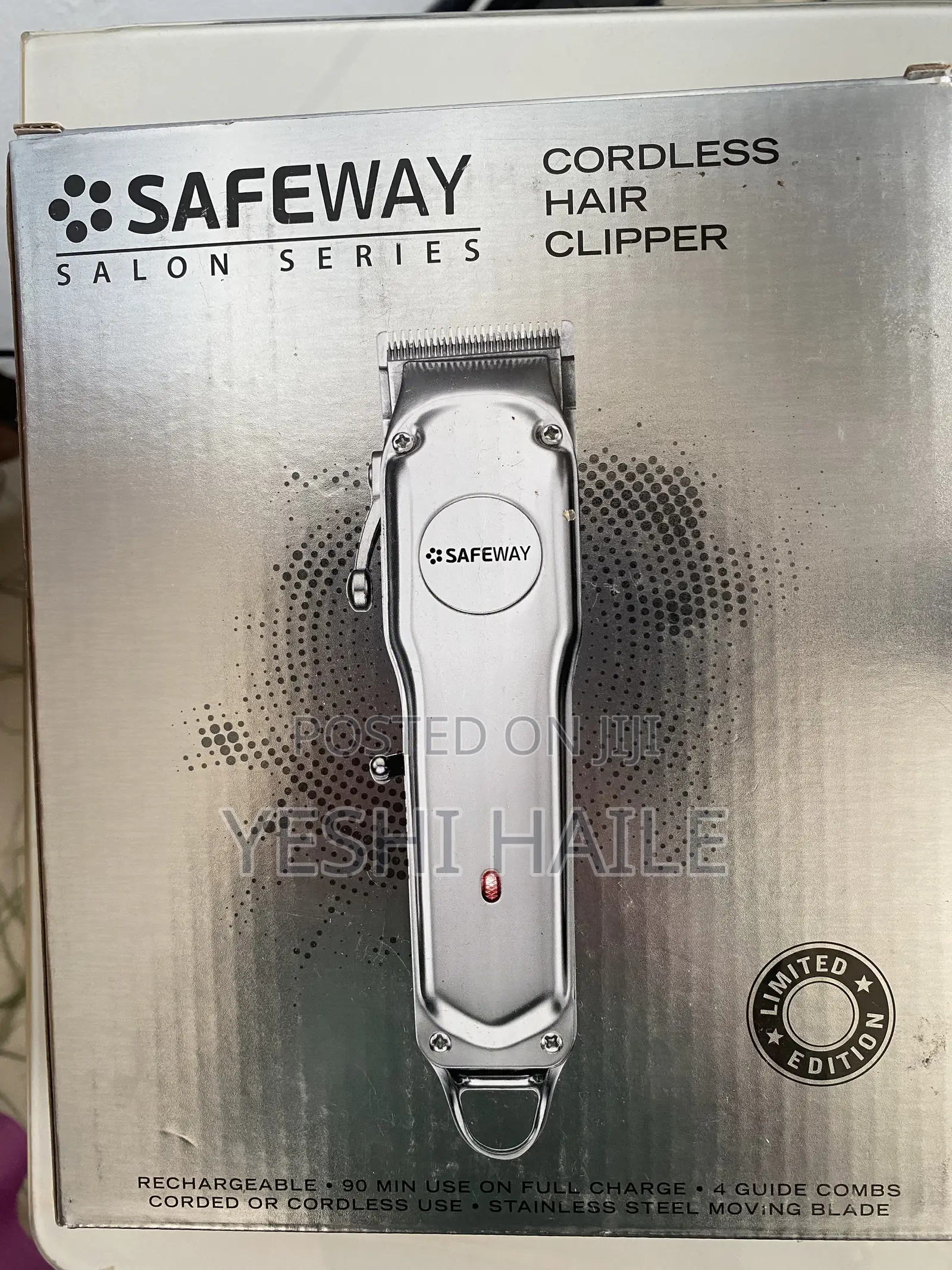 New Safeway Salon Series Cordless Hair Clipper – Pro Quality!