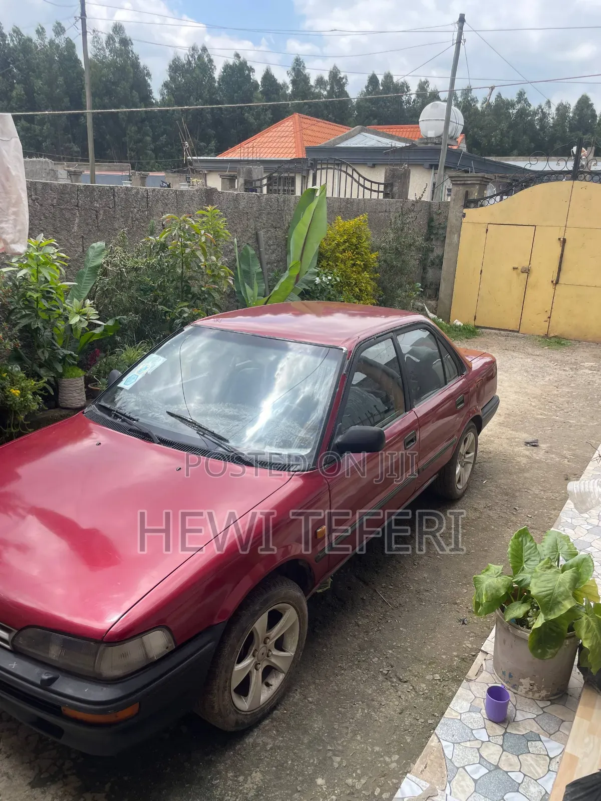 Toyota Corolla 1991 Red
