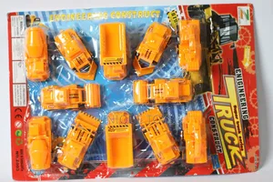 Early Engineering Vehicles Set – 12 PCS Die-Cast Trucks