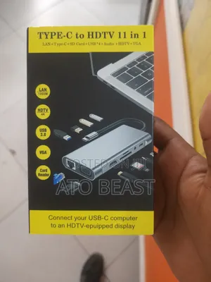 Photo - Type-C to HDTV 11 in 1" Multiport Adapter.