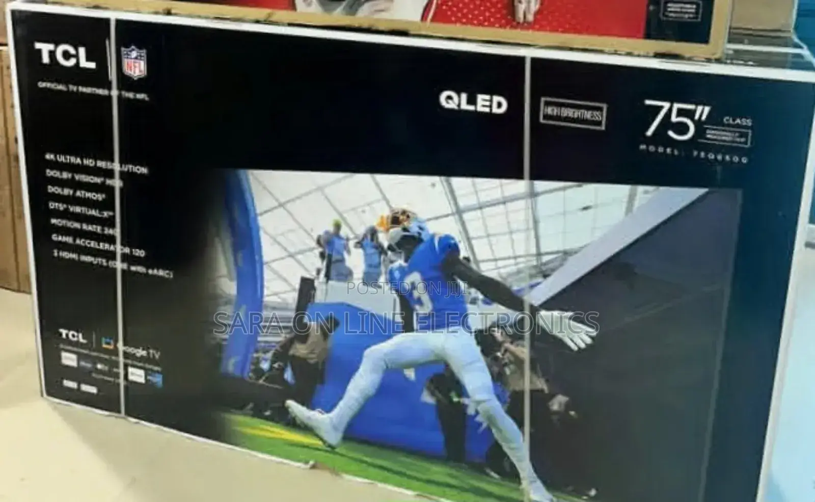 TCL 75" New 2025 Qled Smart Tv Free Delivery