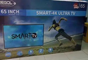 Degol 65” Smart Android Tv – Stunning Visuals Modern Design!