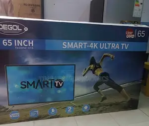 Degol 65” Smart Android Tv – Stunning Visuals Modern Design!