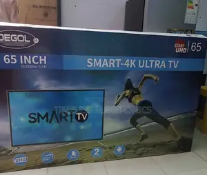 Degol 65” Smart Android Tv – Stunning Visuals Modern Design!