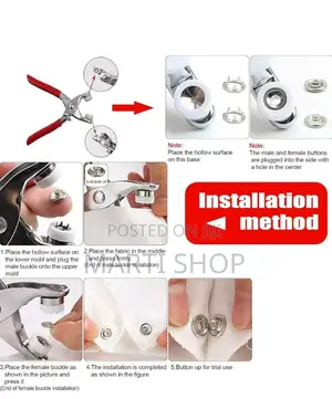 Metal Snap Button Maker/Fastener