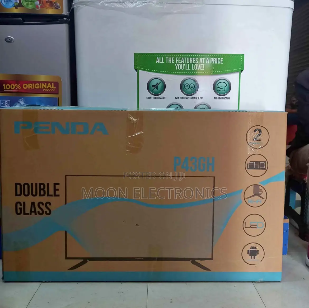  Penda 43” Smart Android Tv – Crisp Vibrant Viewing!