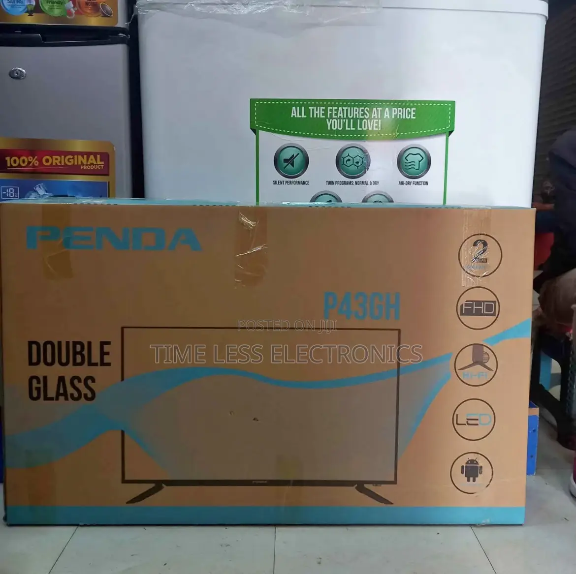  Penda 43” Smart Android Tv – Crisp Vibrant Viewing!