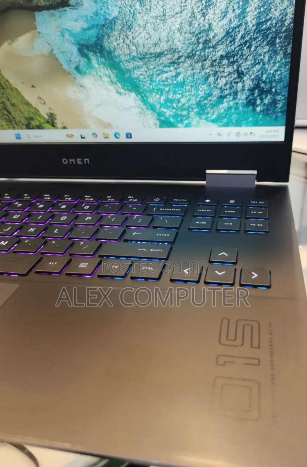 New Laptop HP Omen 15 16GB AMD Ryzen 7 SSD 512GB