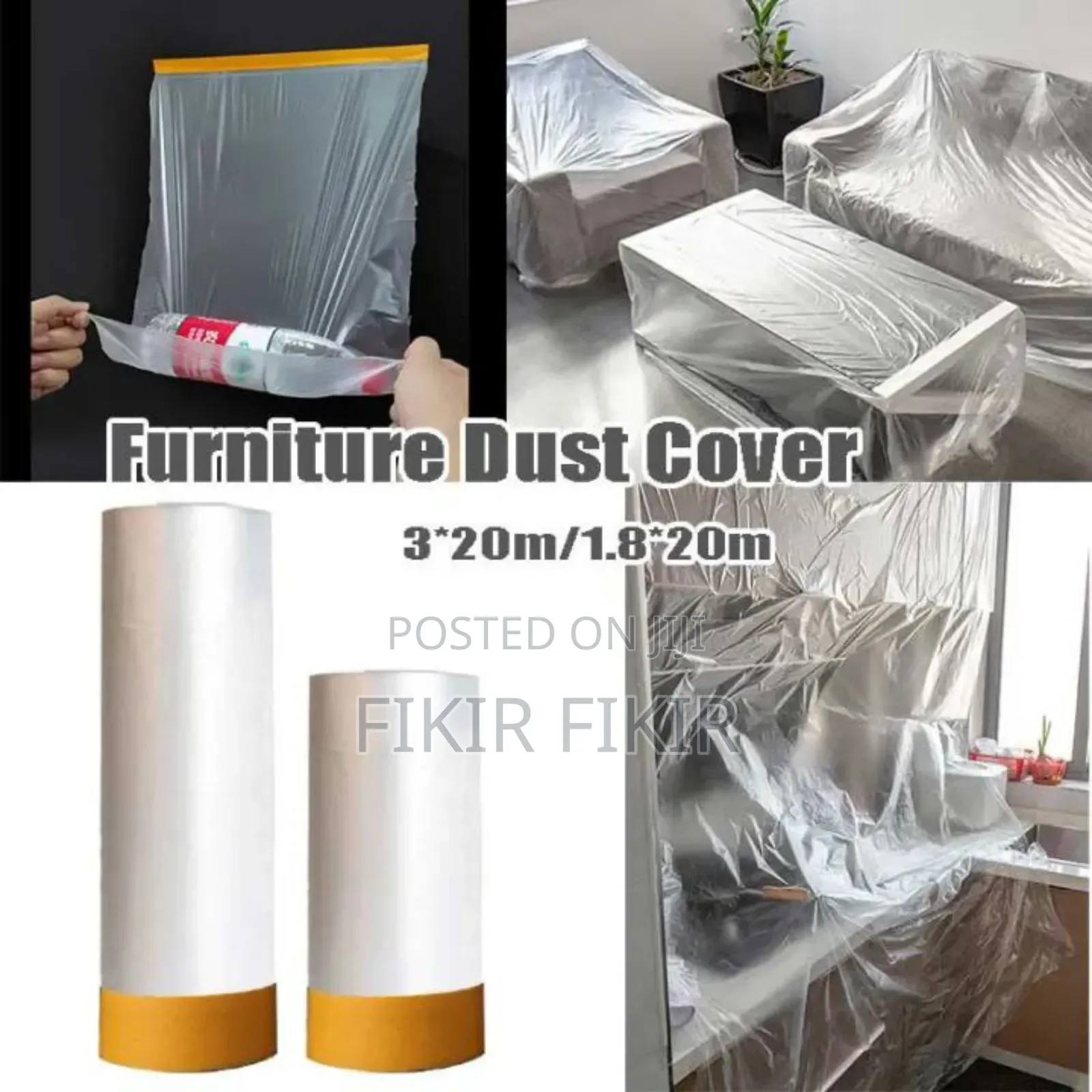 Masking Furniture Dust Cover