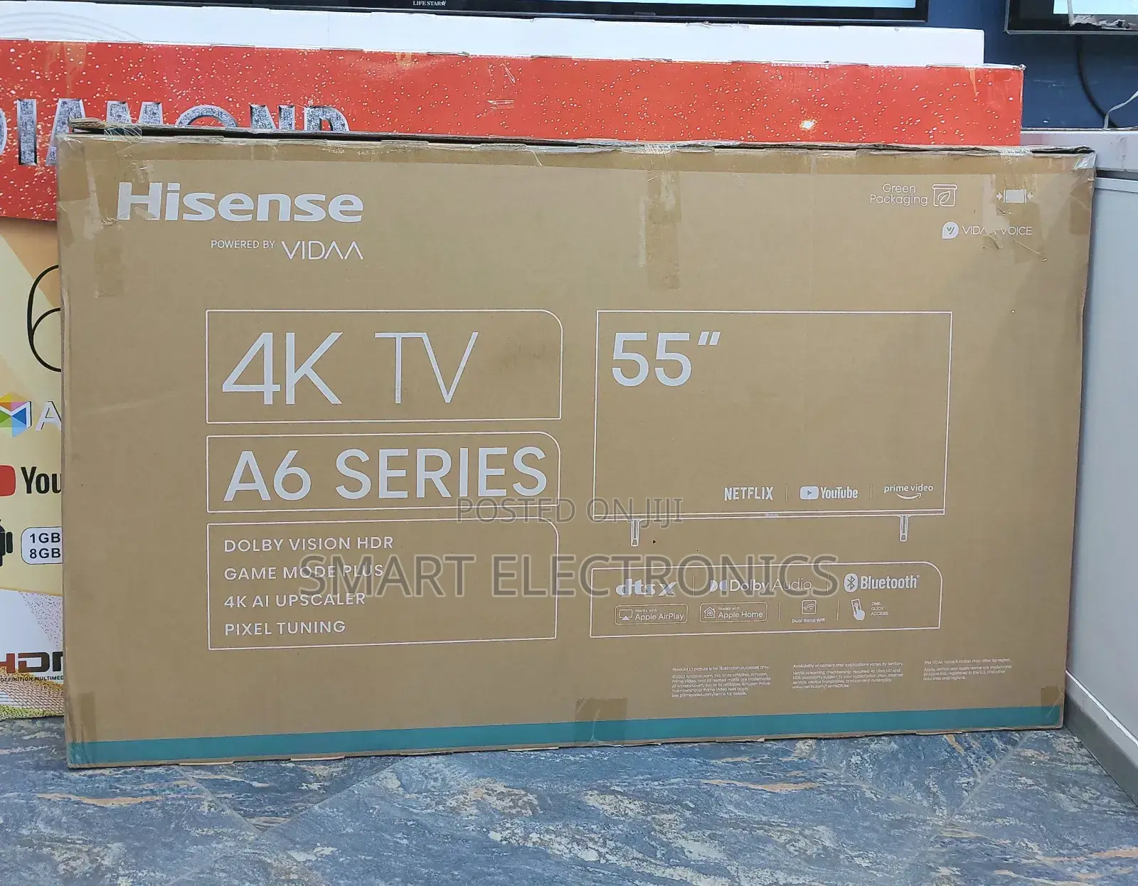 Hisense 55 Inch Smart Android Tv A6 Series