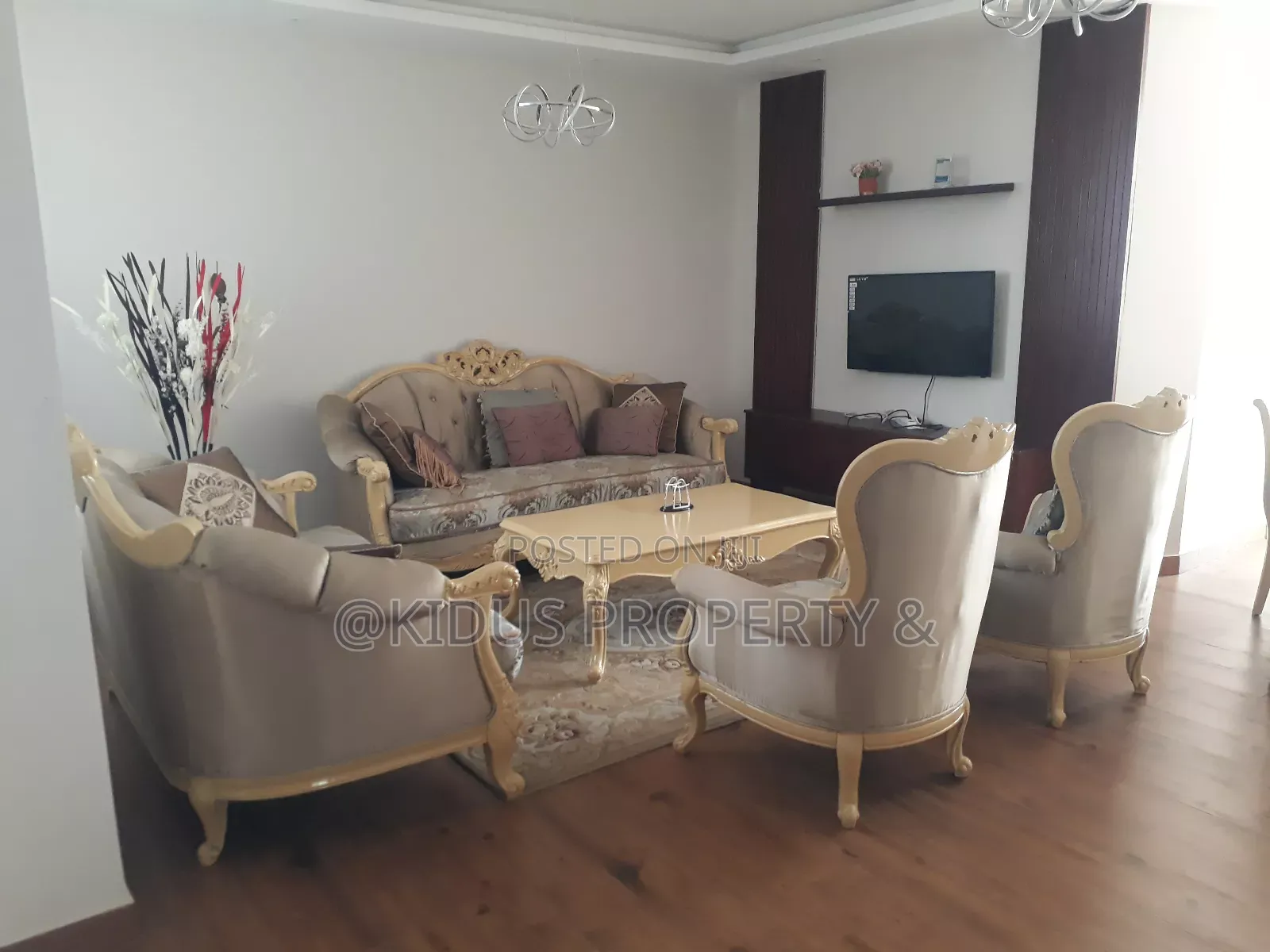 Furnished 3bdrm Apartment in Africa Building, Nifas Silk-Lafto for rent