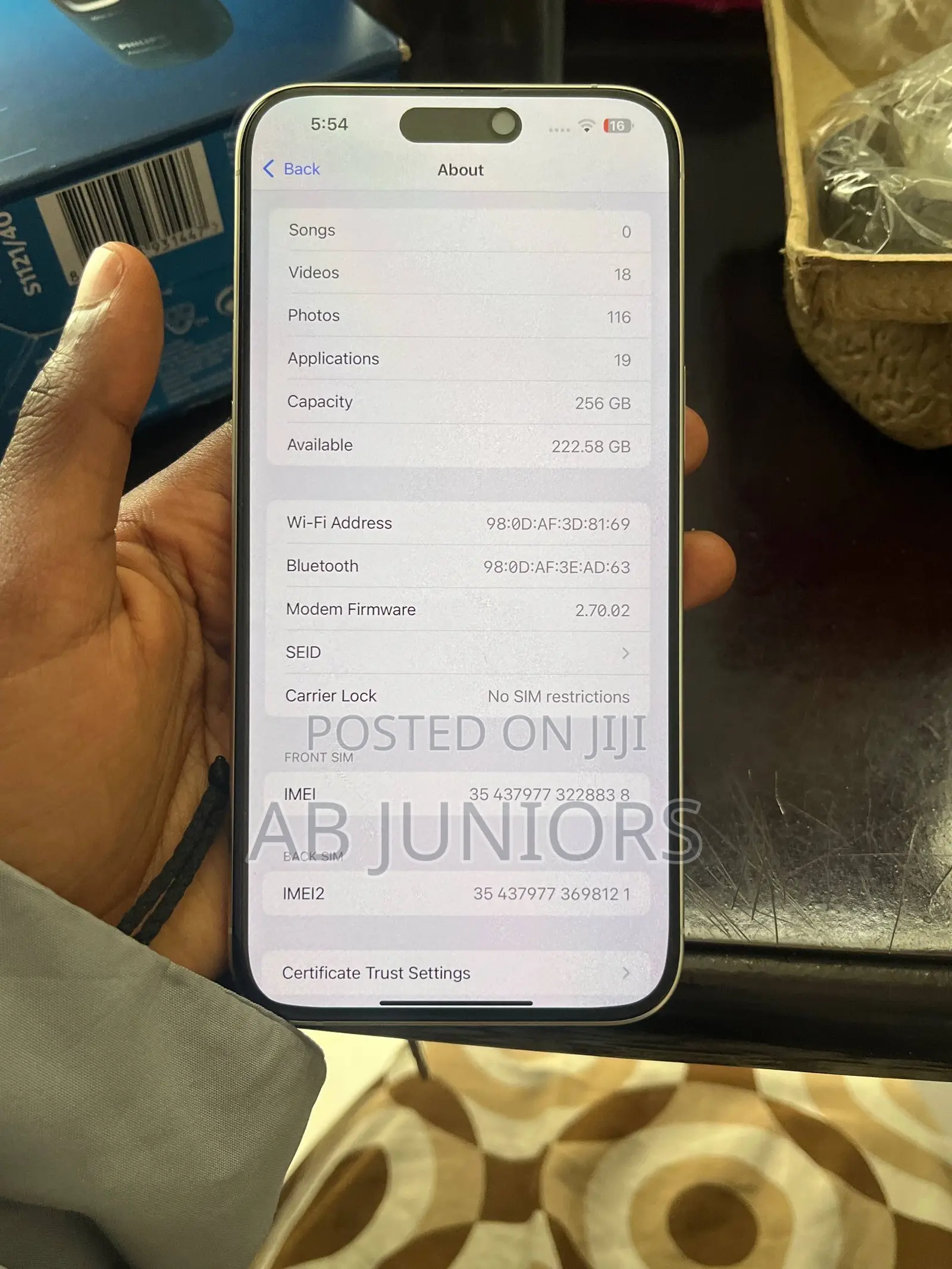 New Apple iPhone 15 Pro Max 256 GB Silver