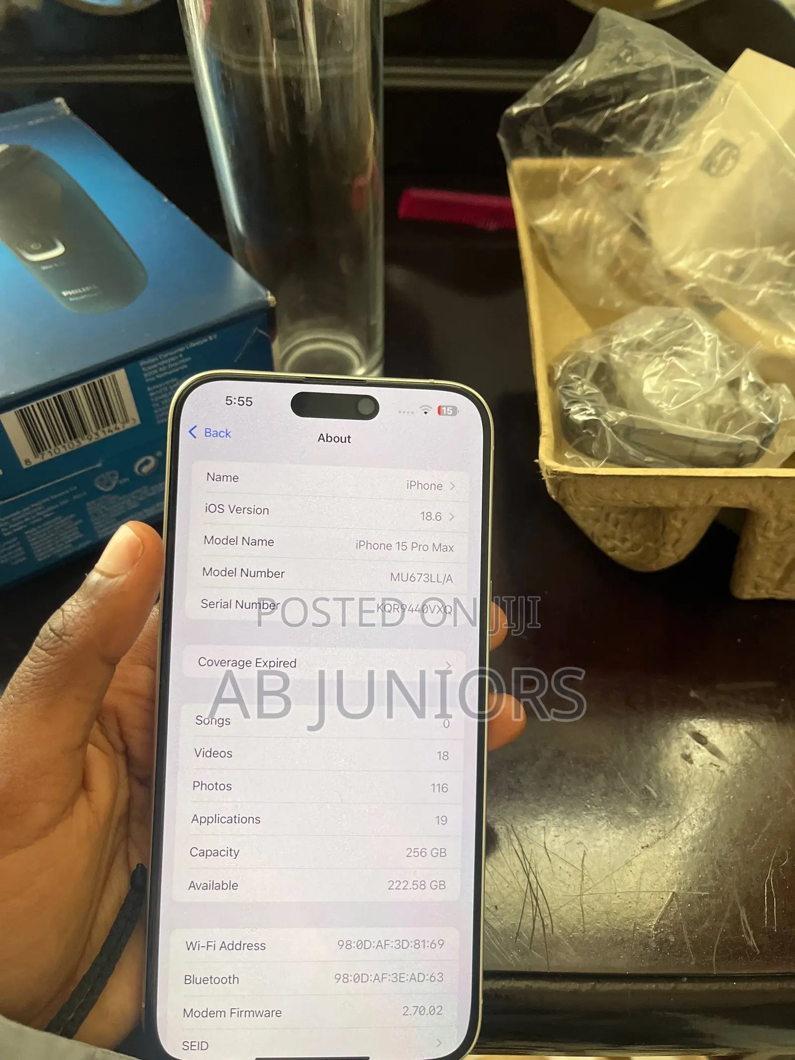 New Apple iPhone 15 Pro Max 256 GB Silver