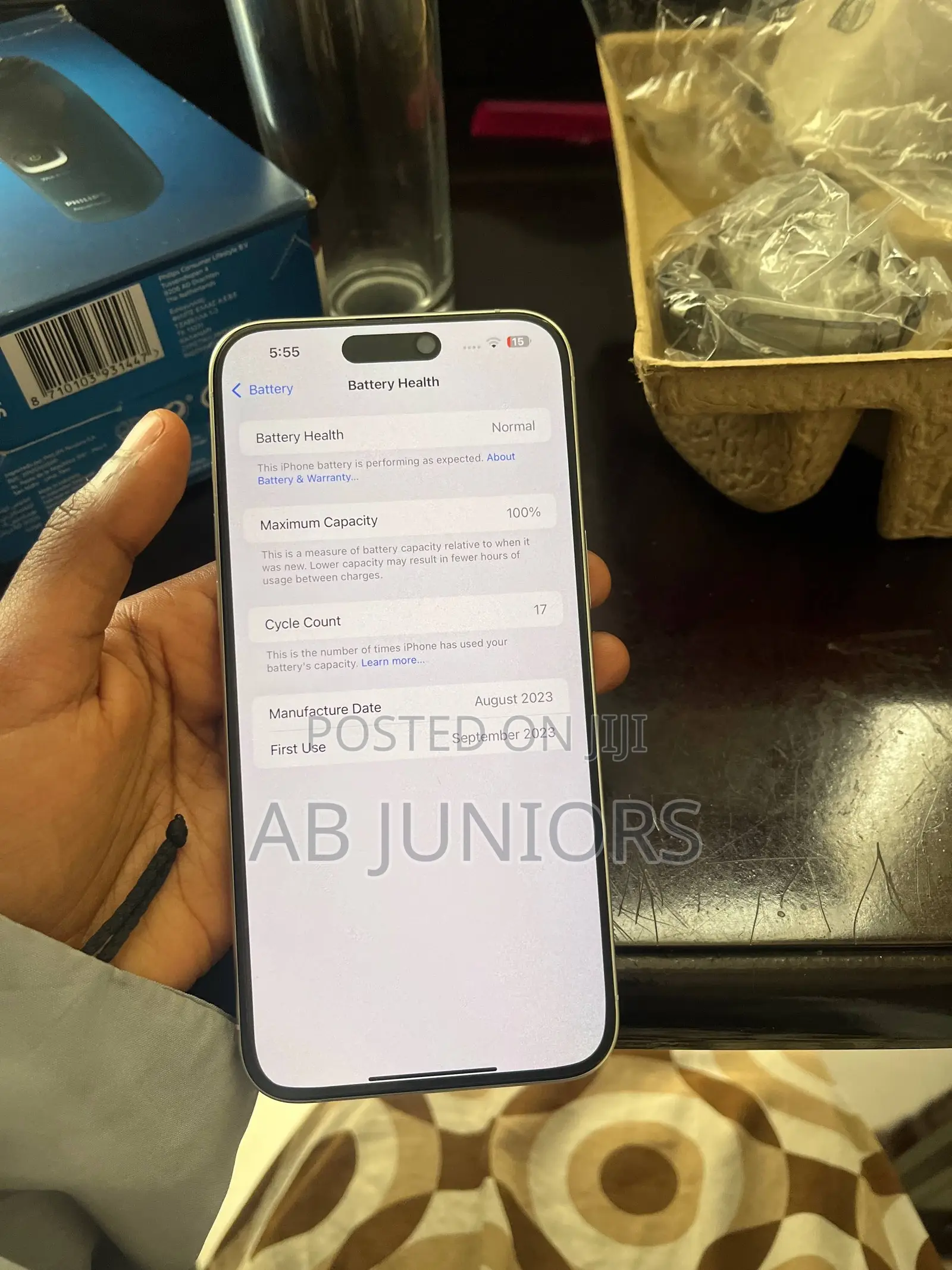 New Apple iPhone 15 Pro Max 256 GB Silver