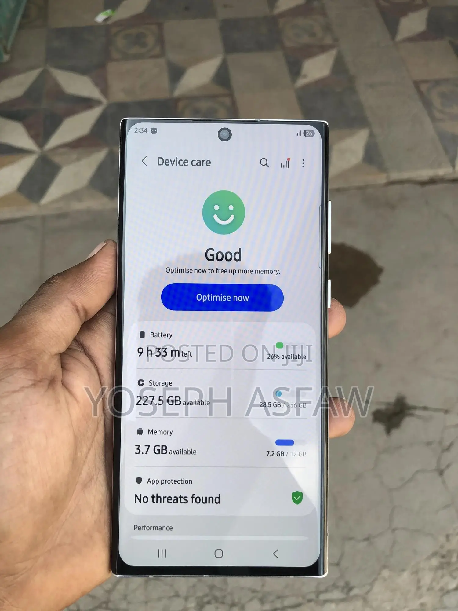 Samsung Galaxy S22 Ultra 256 GB White