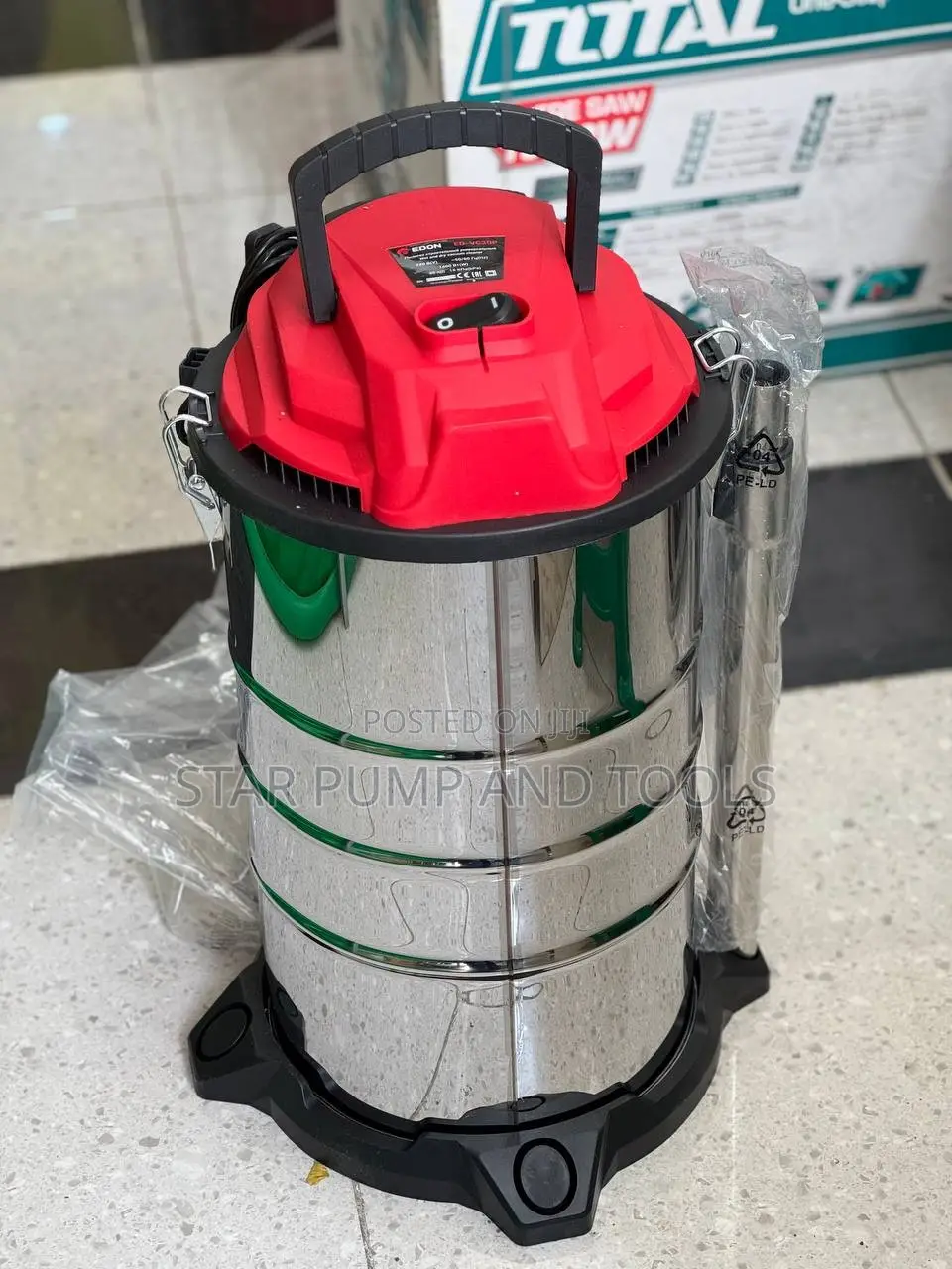 Edon Wet and Dry Vaccume Cleaner 30l