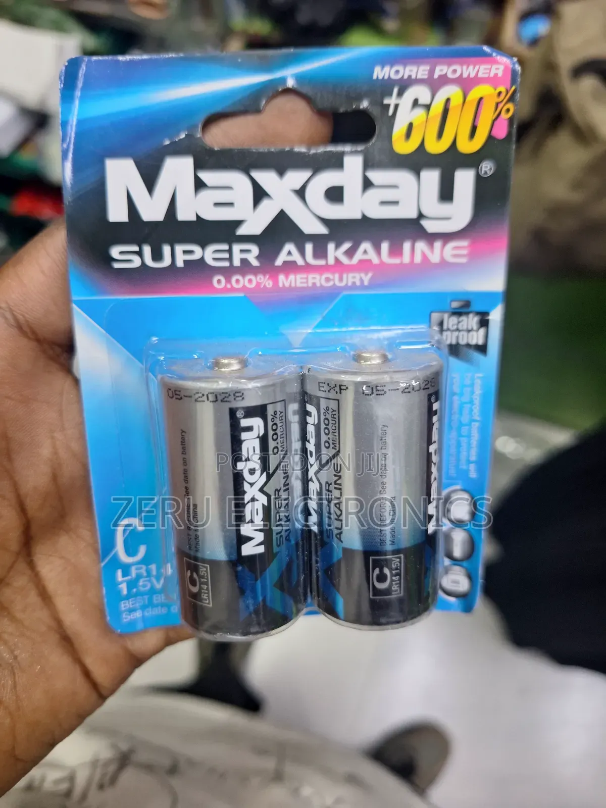 Maxday Super Alkaline Clr14 1.5v