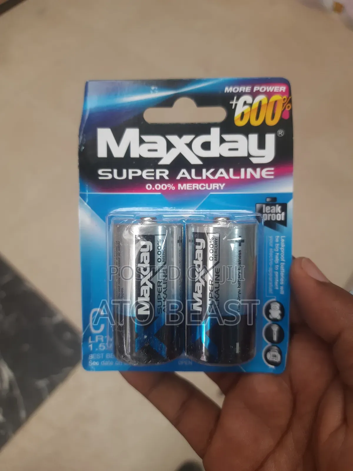 Maxday Super Alkaline C Batteries/Lr14