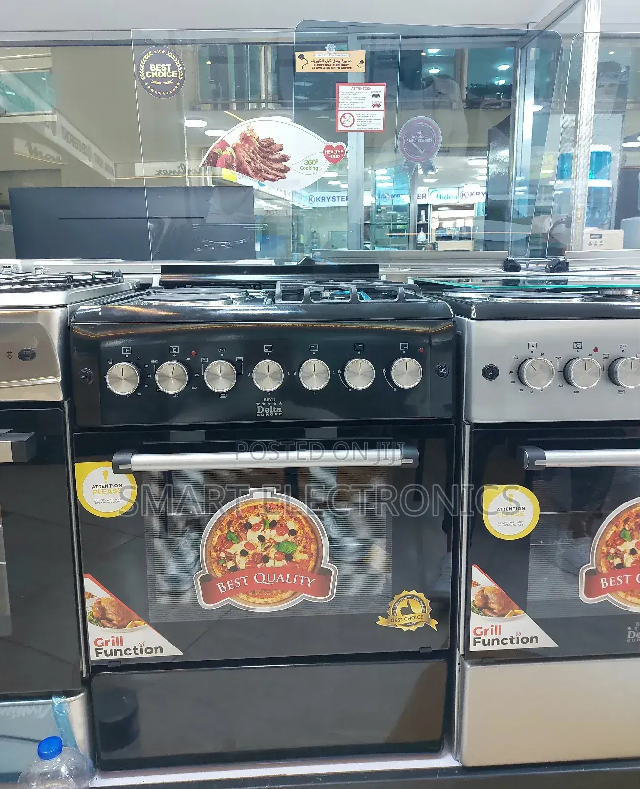 Delta Free Standing Oven 2gas Burner 2electric Burner Orginal