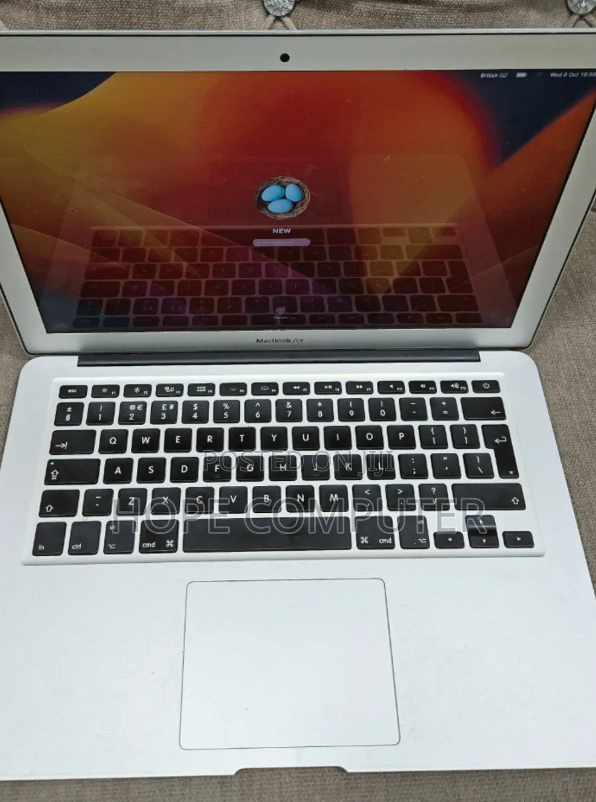 New Laptop Apple MacBook Air 2015 8GB Intel Core I5 SSD 128GB