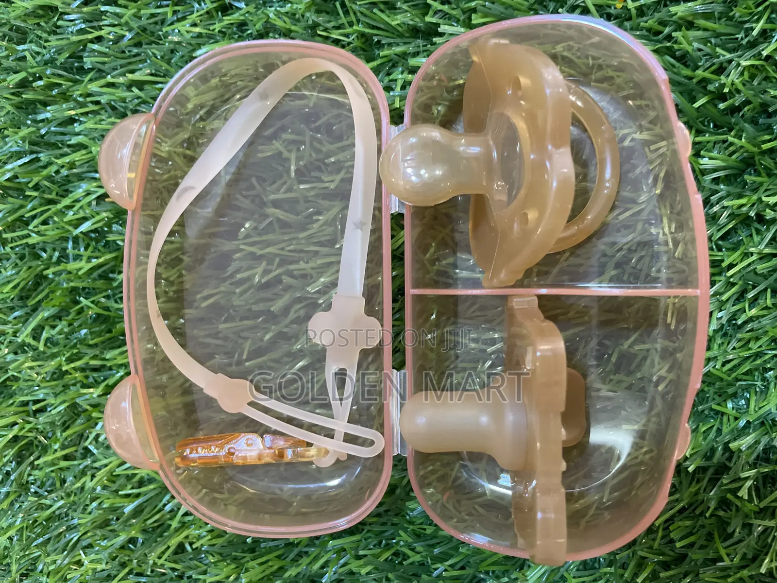 2 in 1 Silicone Pacifier Set With Clip