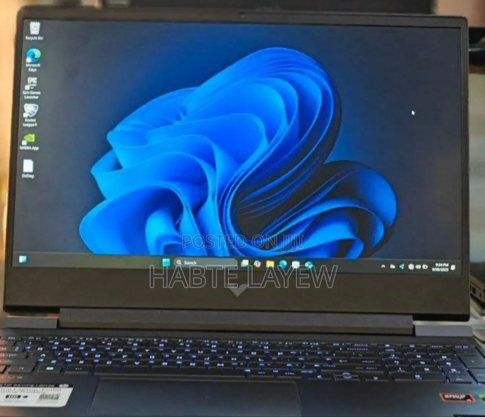 New Laptop HP Victus 15 16GB AMD Ryzen 7 SSD 512GB