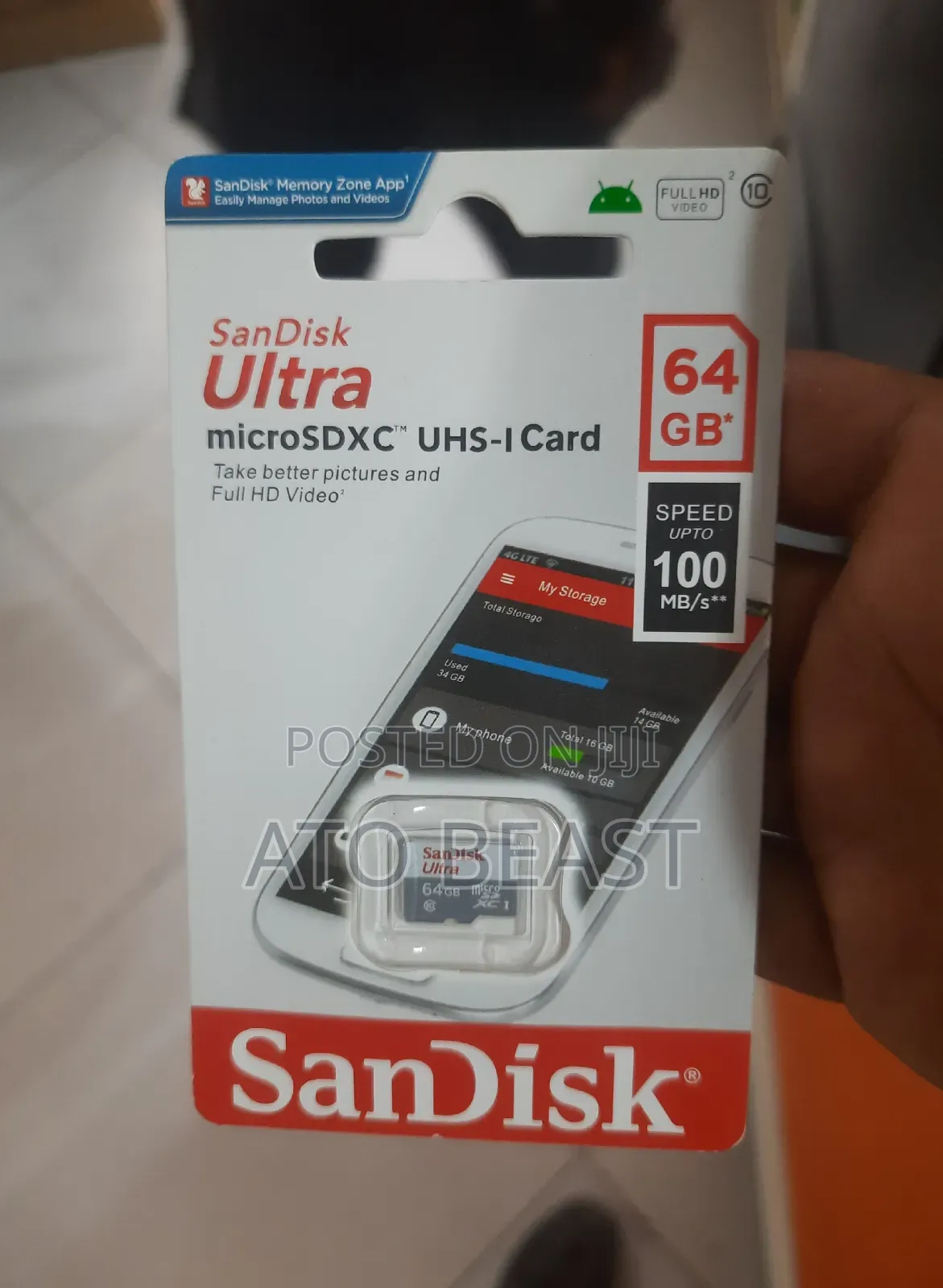 Sandisk Ultra Microsdxc Uhs-I Card 64gb
