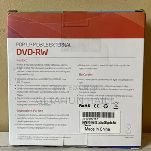 External DVD-Rw Usb 3.0 Portable Plug Play Pop-Up Mobile DVD Rw