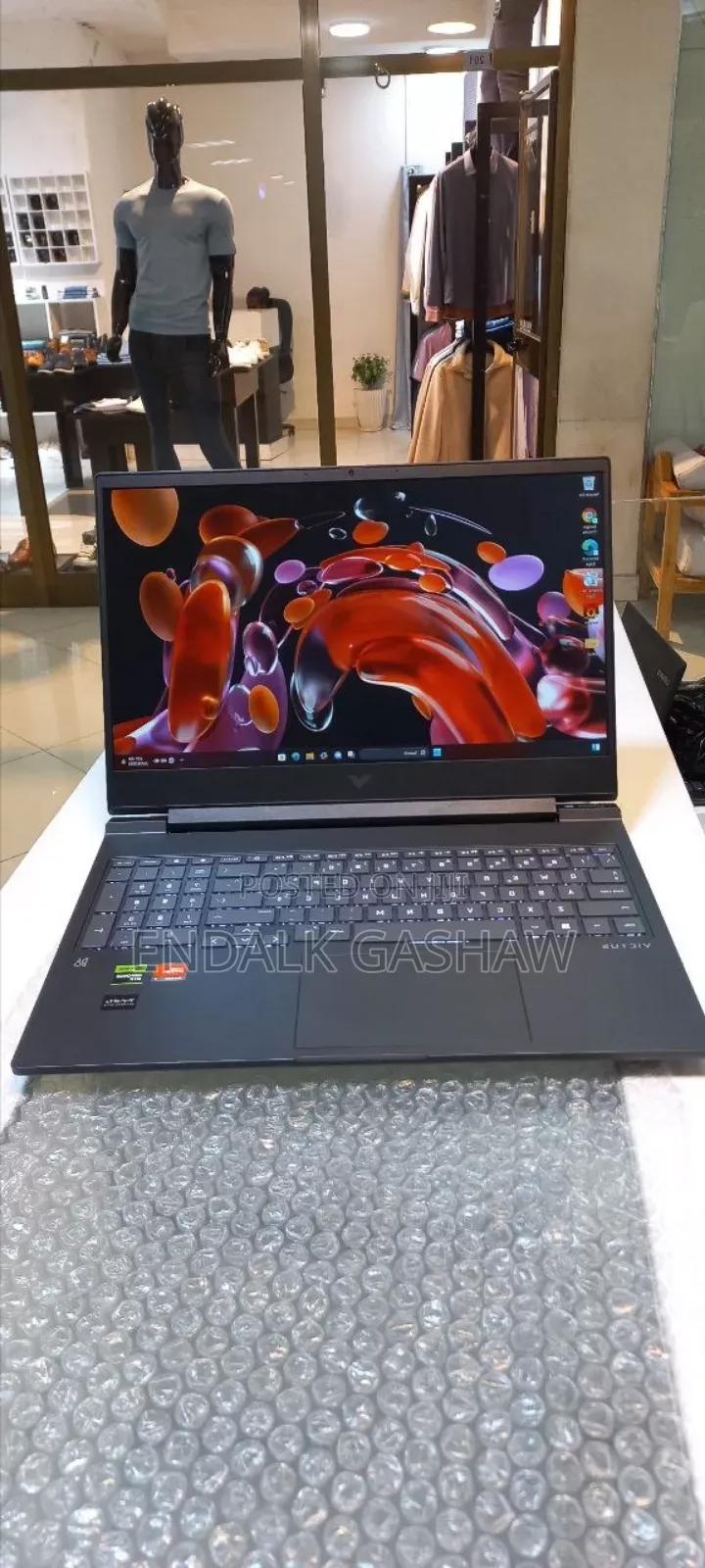 New Laptop HP Victus 16 16GB AMD Ryzen 7 SSD 1T