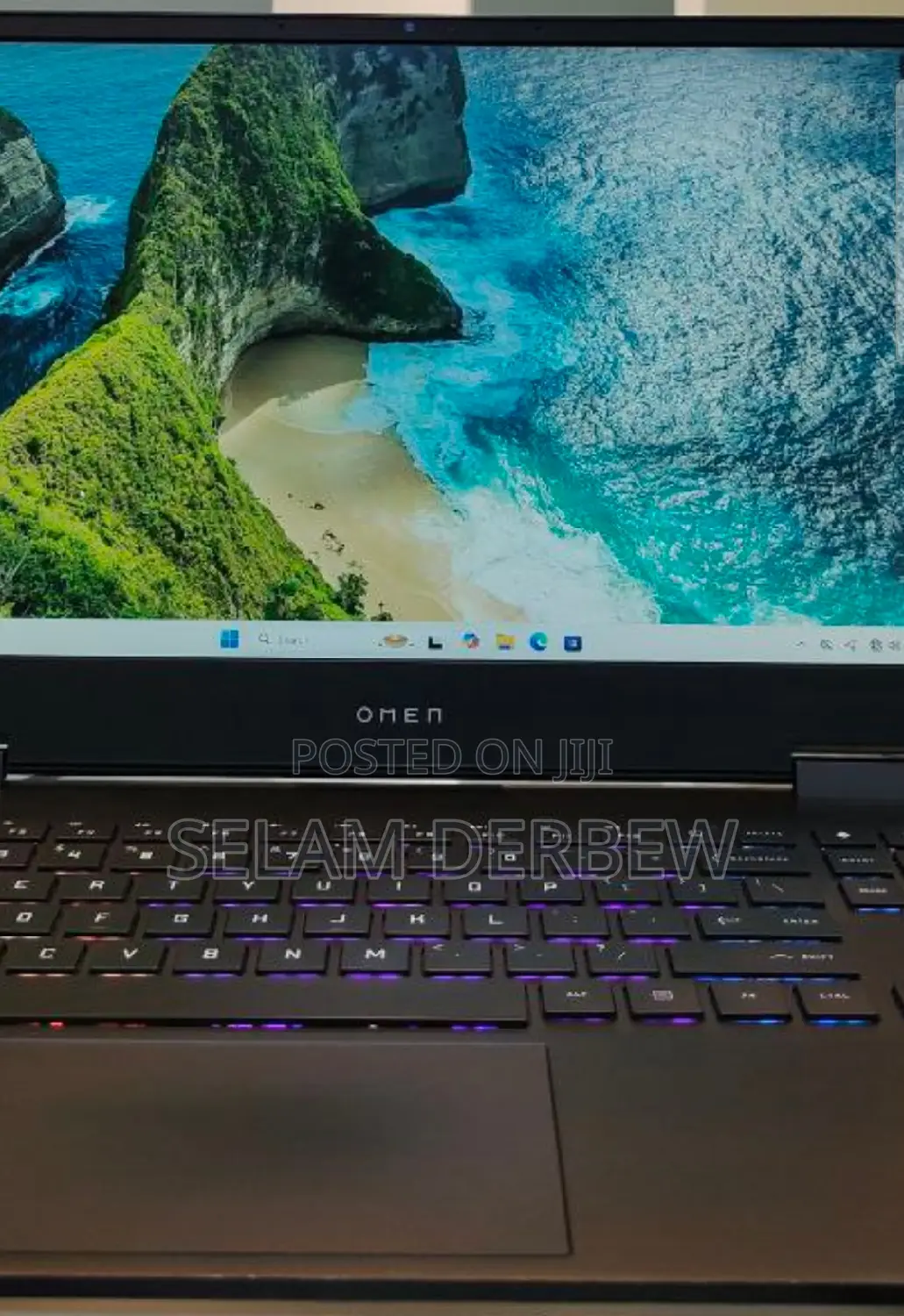 New Laptop HP Omen 15 16GB AMD Ryzen 7 SSD 512GB