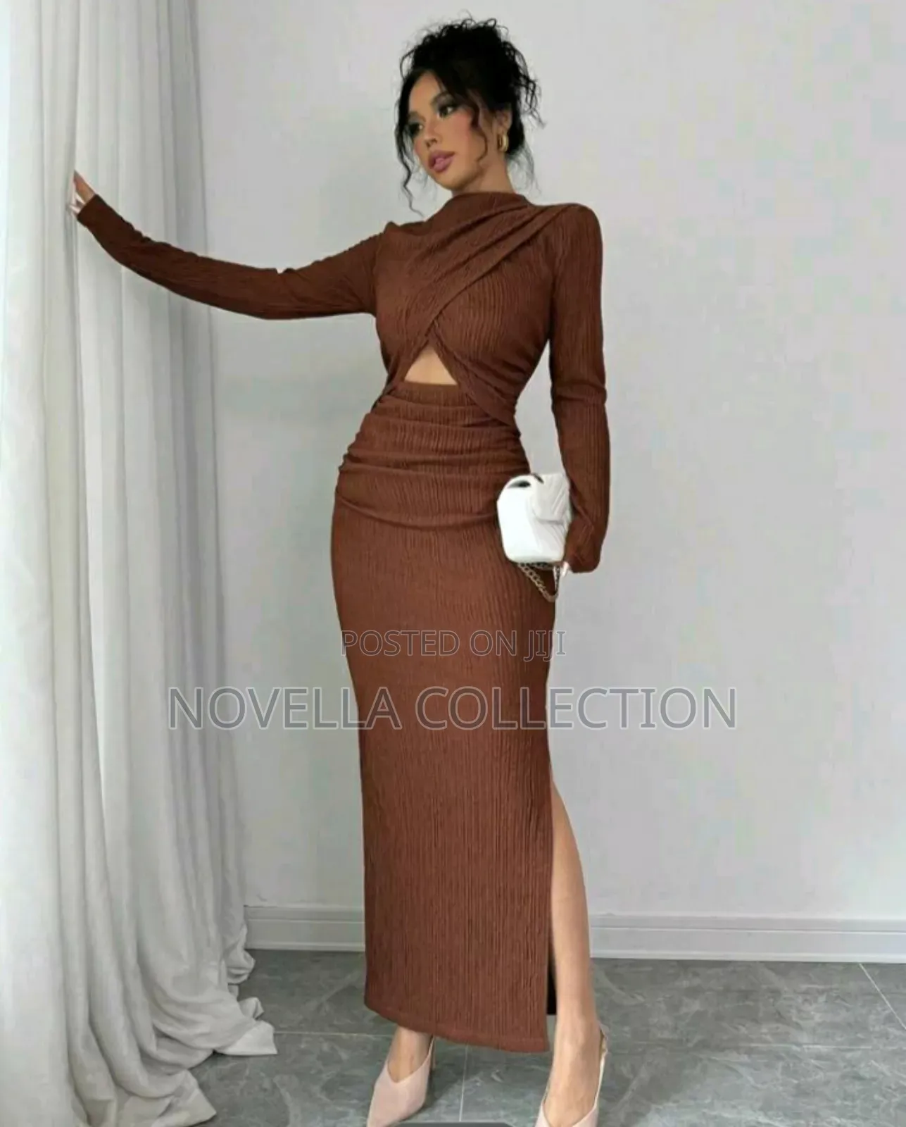 Brown Long Dress