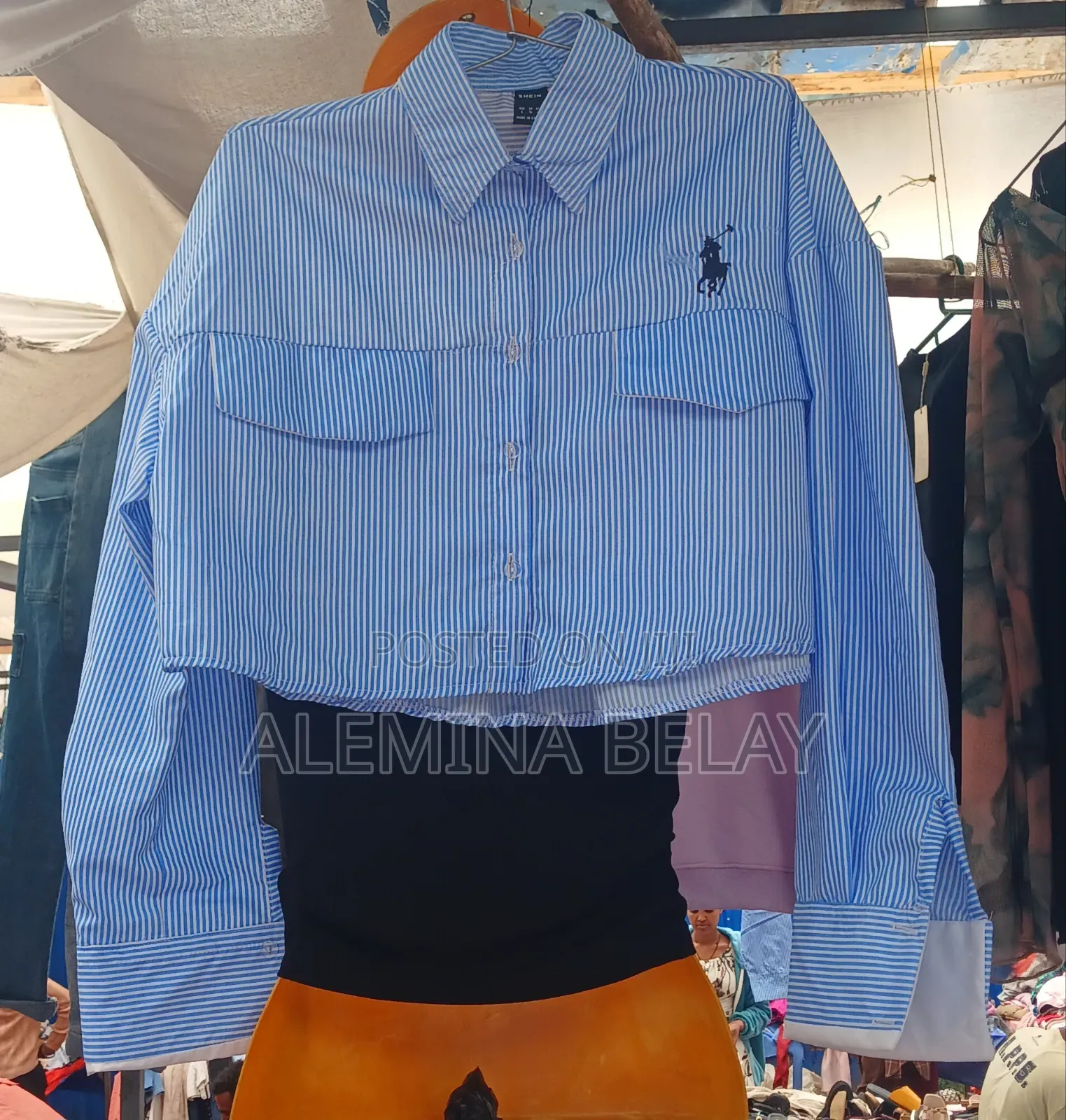 Casual Blue Striped Shirt – Perfect for Any