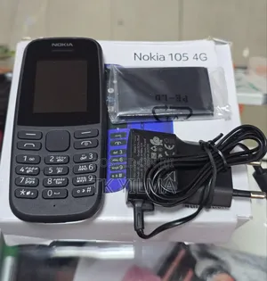 New Nokia 105 4G Black