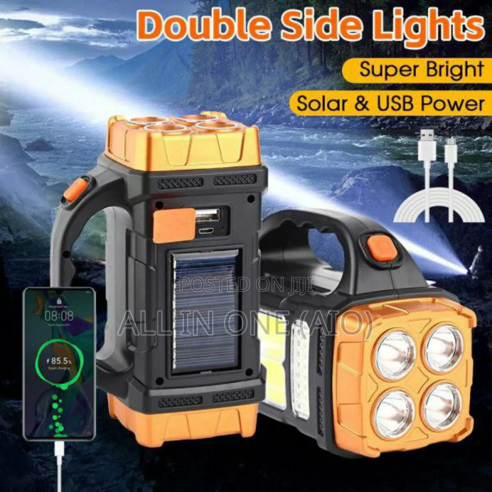 Multifuntional Solar Lamp 38w Led Flashlight