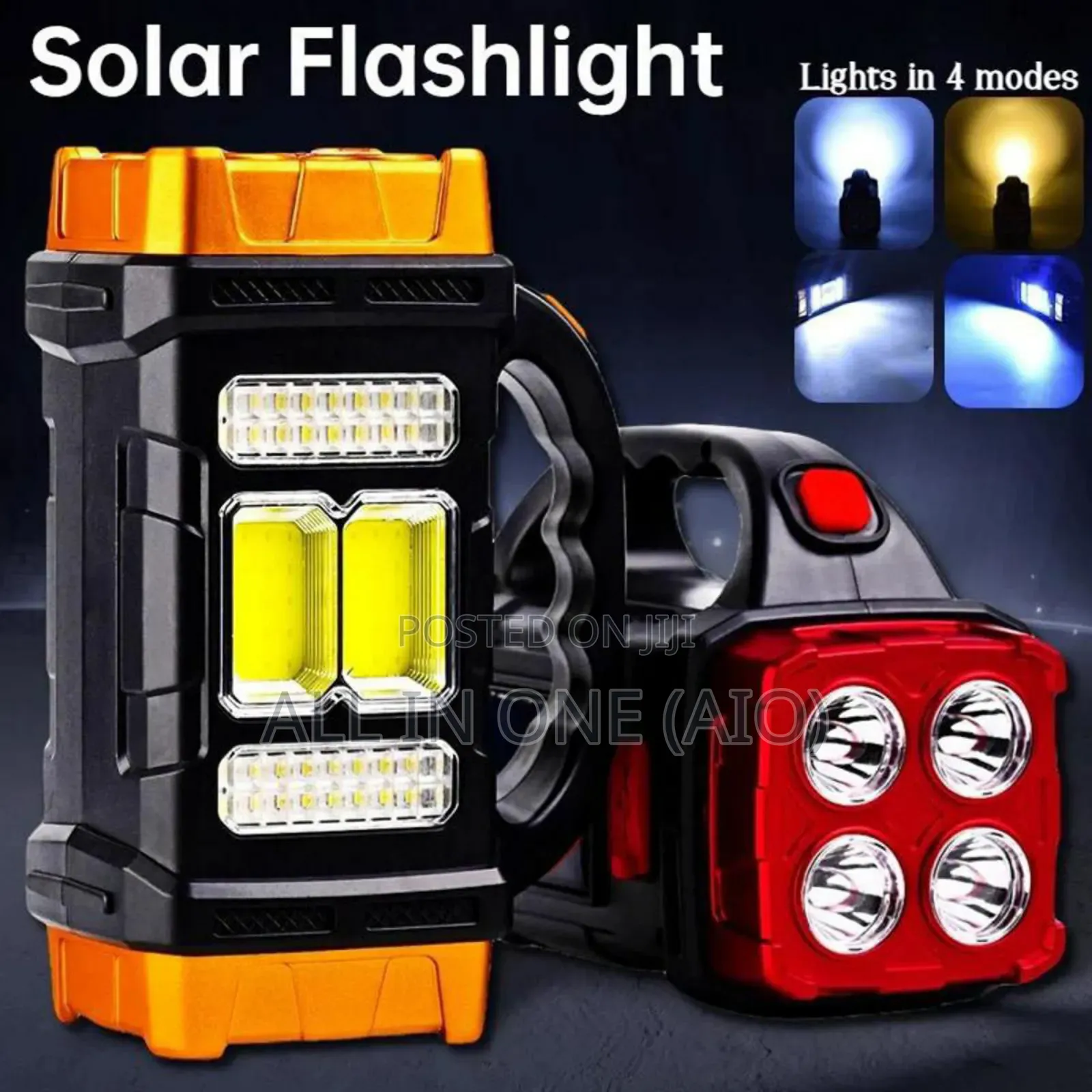 Multifuntional Solar Lamp 38w Led Flashlight