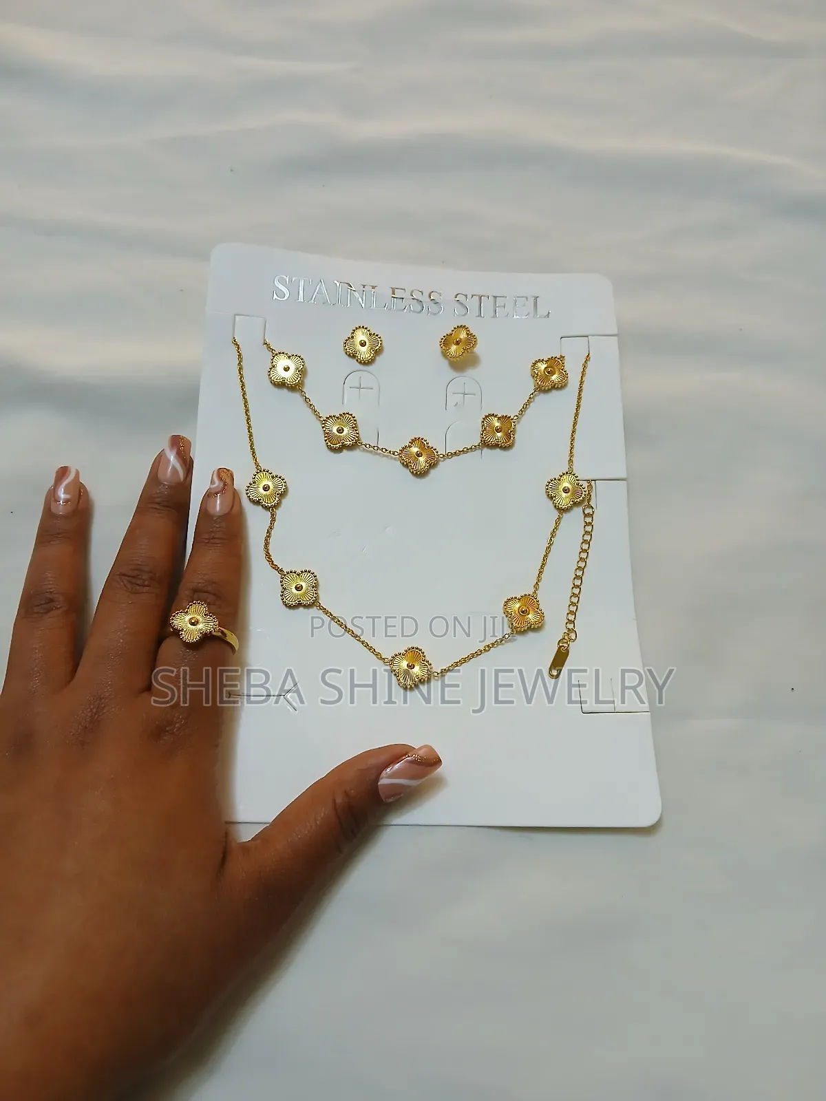 Set Stainless Steel Jewelry