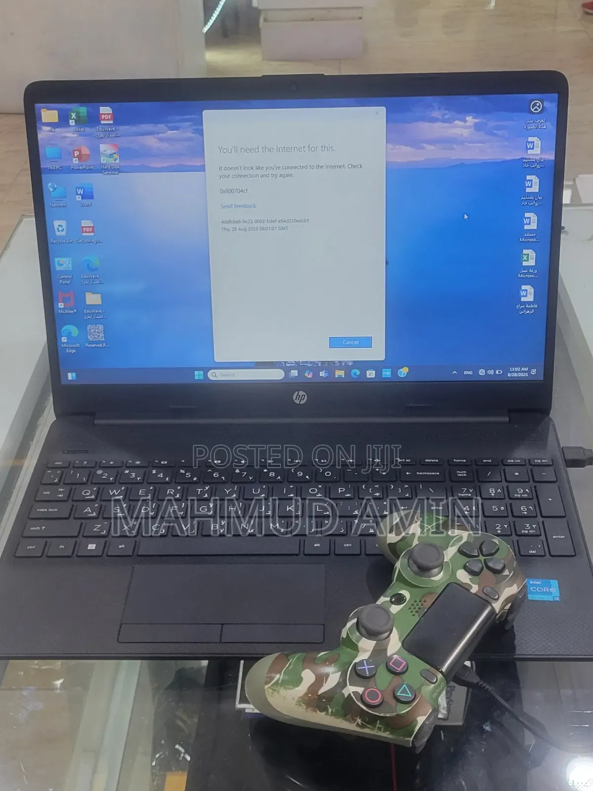 Laptop HP 15-Dw3031 8GB Intel Core I3 SSD 256GB